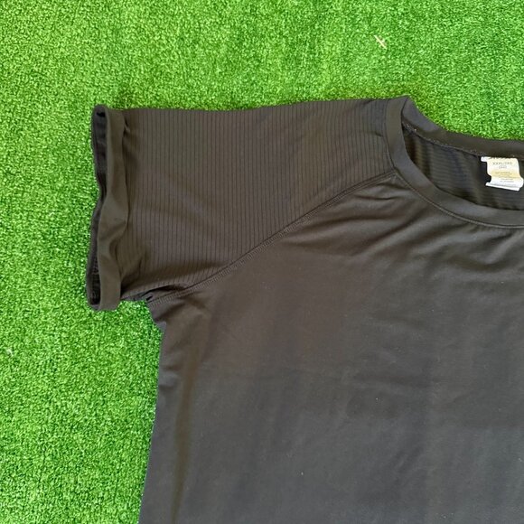 Avia Raglan Sleeve Crew Neck Black Running Athletic Gym T-Shirt Plus Size XXXL - Picture 5 of 13